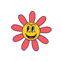 Sun Flower Sticker by Awesome Merchandise
