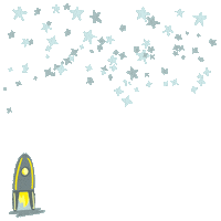 Lift Off Space Sticker