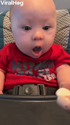 Baby with Down Syndrome Loves Yogurt Melts