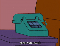 lisa simpson phone GIF