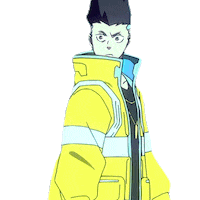 Shocked David Martinez Sticker by Cyberpunk: Edgerunners