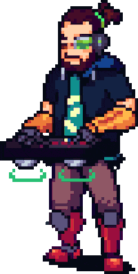 Vinyl Digital Pixel Art Sticker by VinDig