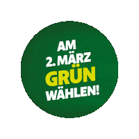 gruene_hamburg die grünen diegrünen bürgerschaftswahl grüne partei Sticker