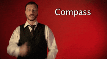 sign language compass GIF by Sign with Robert