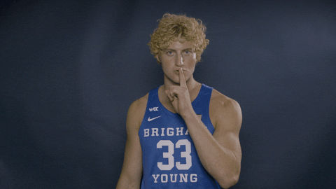 Byu Basketball Gocougs GIF by BYU Cougars