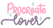 Lettering Sticker