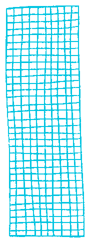 Grid Sticker by Linzie Hunter