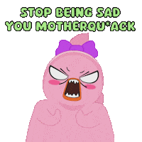 Sad Cheer Up Sticker by MeetDuckey