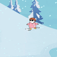 Lets Go Snow GIF by Pudgy Penguins