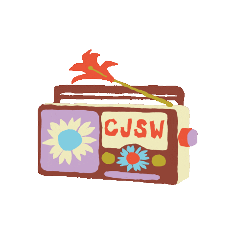 Sticker Flower Sticker by CJSW 90.9fm