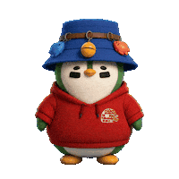 Penguin Saluting Sticker by Zaddy
