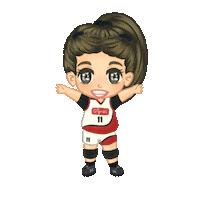 Volleyball Chibi Sticker by isobelleDB