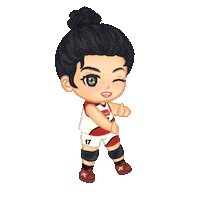 Volleyball Chibi Sticker by isobelleDB