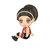 Volleyball Chibi Sticker by isobelleDB