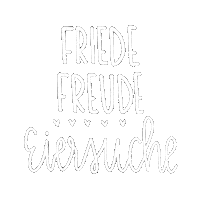 German Easter Sticker