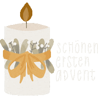 christmas cozy candle weihnachten boho Sticker