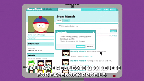 delete stan marsh GIF by South Park 