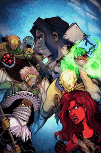 Bad Guys Fight GIF by Mark Abnett Comics