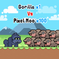8 Bit Fight GIF