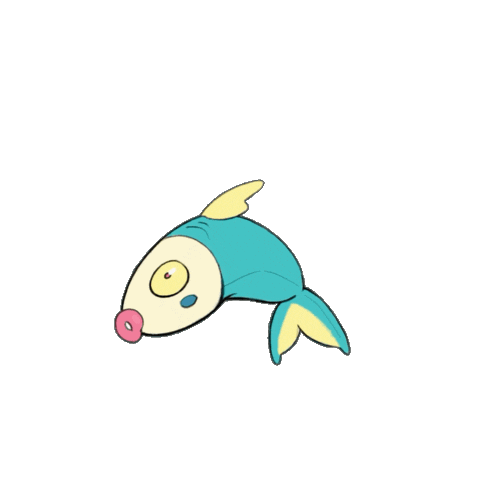 RayWhybee giphyupload fish digitalart fishanimation Sticker