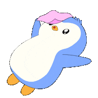 Bored Chill Sticker by Pudgy Penguins