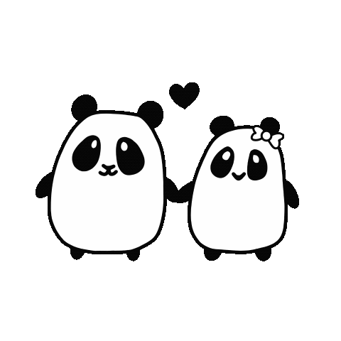 Heart Love Sticker by Mr. & Mrs. Panda