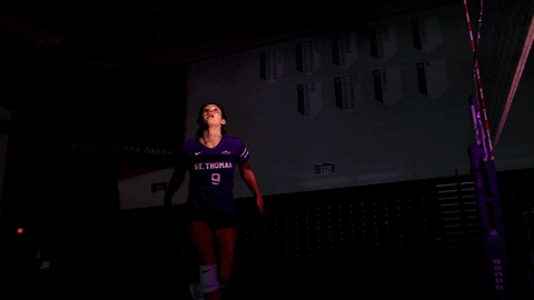TommieAthletics giphyupload volleyball hit attack GIF