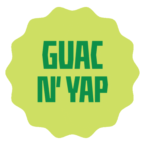 Avocado Guacamole Sticker by ¡Yo Quiero!