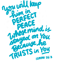 Bible Verses Peace Sticker by Mighty Hands