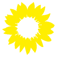 Sun Flower Diversity Sticker by Gruene_im_Bundestag