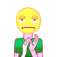 Meh Clap Sticker by VICE En Español