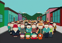 eric cartman street GIF by South Park 
