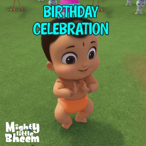 Party Birthday GIF by Chhota Bheem