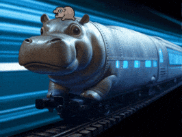 Choo Choo Space GIF