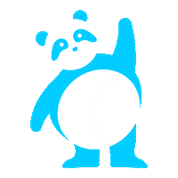 Panda Bear Sticker by Kunstschule_Wandsbek_Bremen