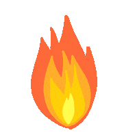 Fire Flame Sticker