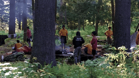 Camping Summer Camp GIF by Norwich University