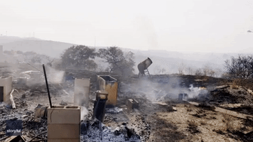 Homes and Vehicles Destroyed as Rabbit Fire Spreads Across Southern California