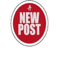 New Post Bouncing Sticker