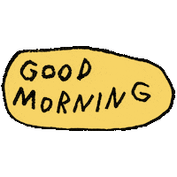 good morning text Sticker by Adam J. Kurtz