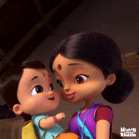 Gratitude Teachers GIF by Chhota Bheem
