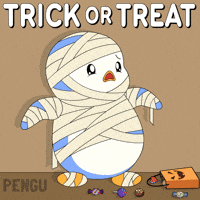 Trick Or Treat Halloween GIF by Pudgy Penguins