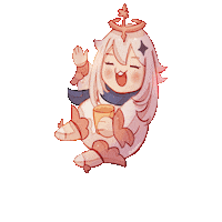Happy Jump Sticker