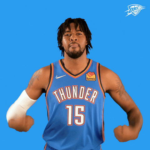 Oklahoma City Flex GIF by OKC Thunder