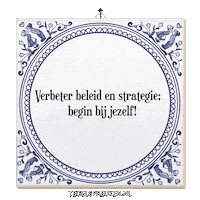 Humor Focus Sticker by Tegelspreuken.nl