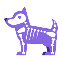 Dog Halloween Sticker by Moe's Healthy Pets