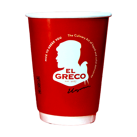 elgreco_official giphyupload coffee cafe cup Sticker