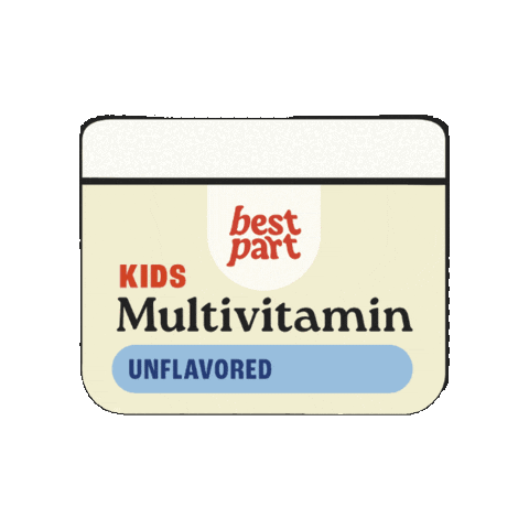 BestPartKids giphygifmaker nutrition meal vitamin Sticker