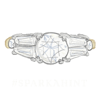 Proposal Engagement Ring Sticker by Abby Sparks Jewelry