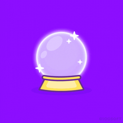crystal ball donut GIF by 100% Soft
